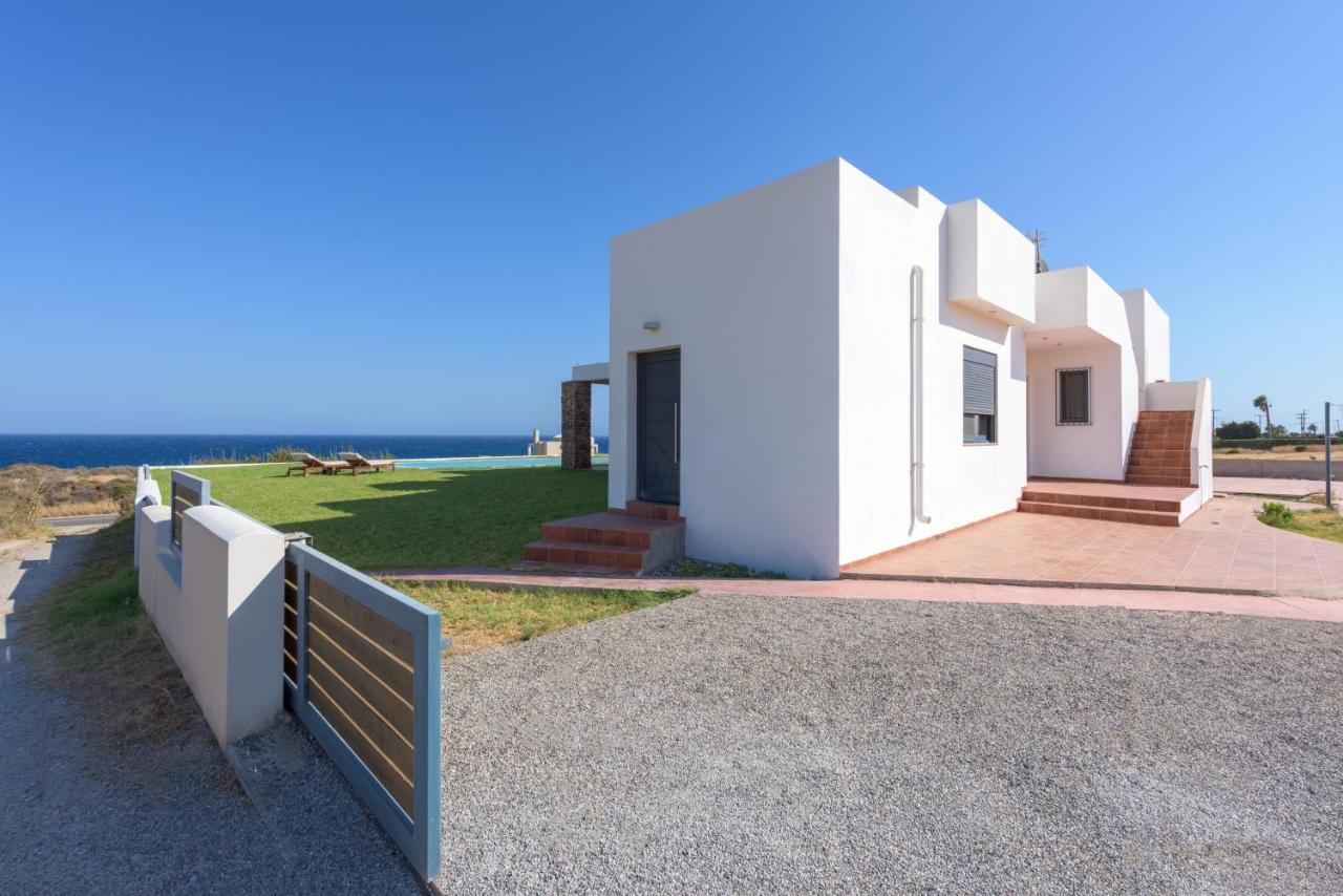 Cristelia Seafront & Pool Villa Lachania  Exterior photo