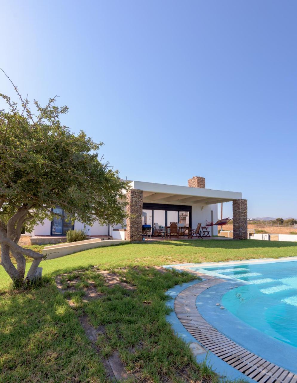 Cristelia Seafront & Pool Villa Lachania  Exterior photo